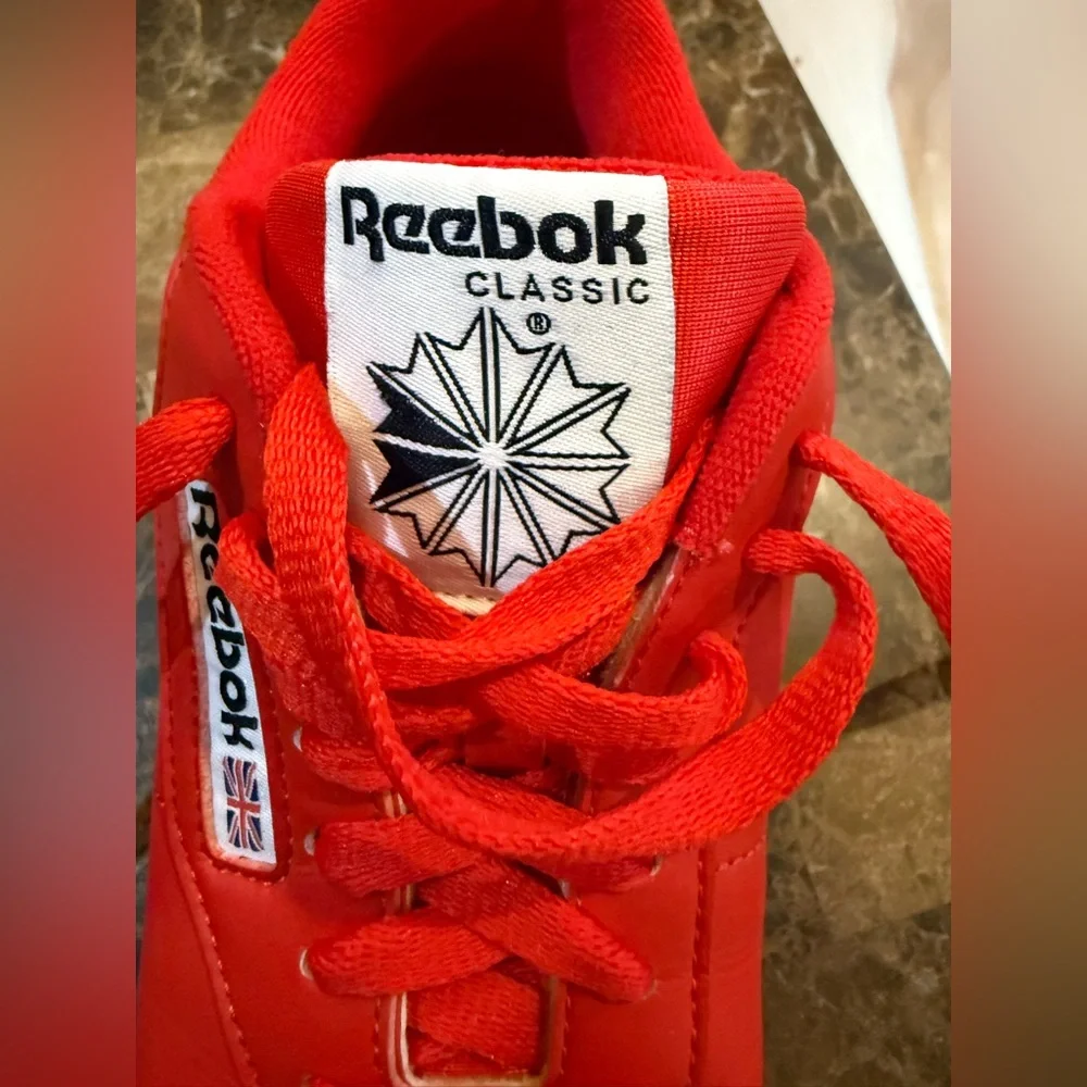 Reebok. Princess Lifestyle Sneaker. Red/White/Black. Size 6.